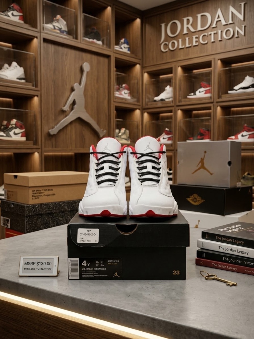 Nike Air Jordan Retro 13 White/Red “history of flight”